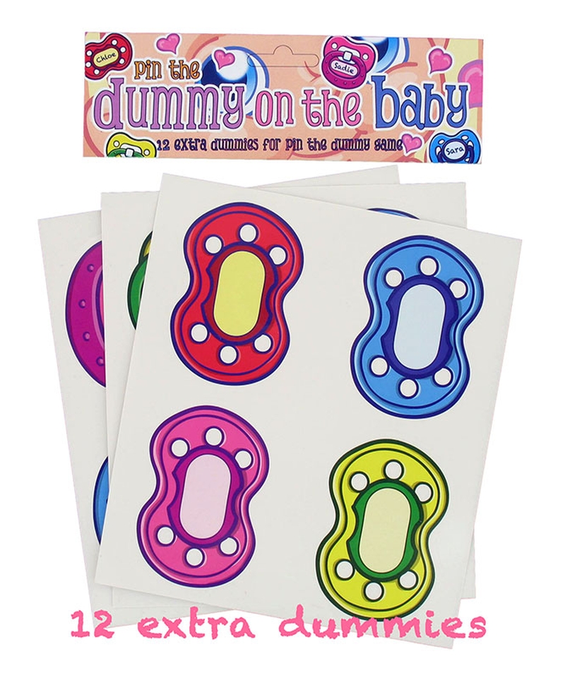 12 extra dummies for pin the dummy game
