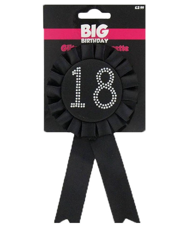 Black 18 Rosette