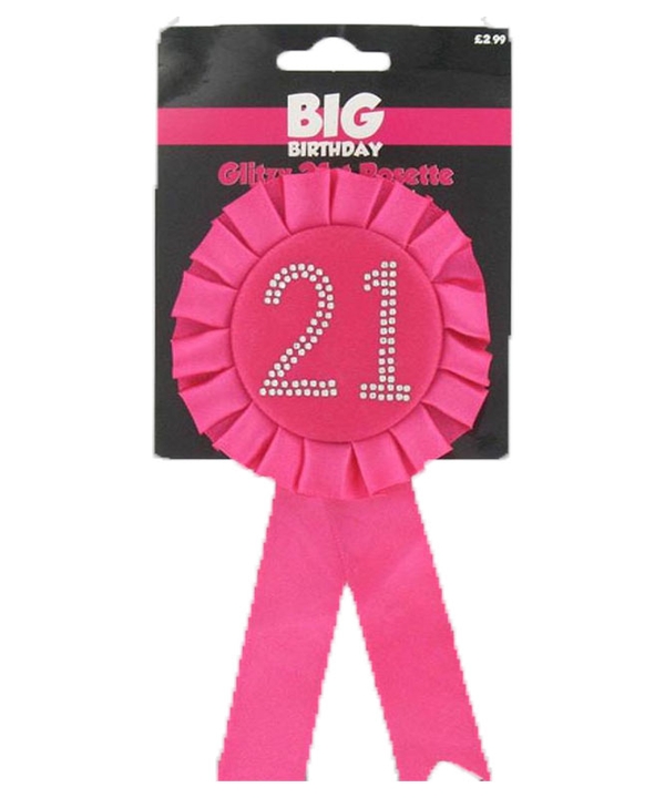 Hot Pink 21 Rosette