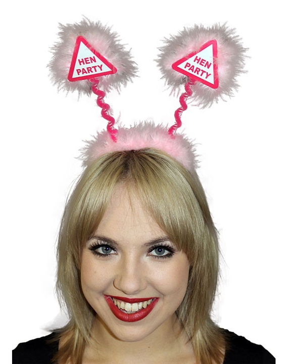 Warning Boppers Hen Party Pink