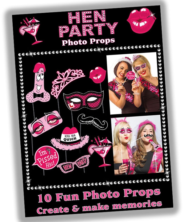 Hen Party Photo Props