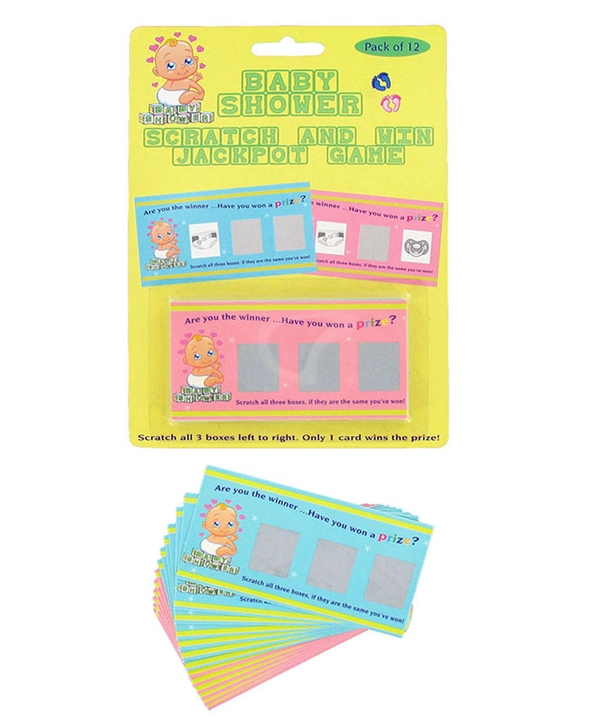 Baby Shower Scratch Cards