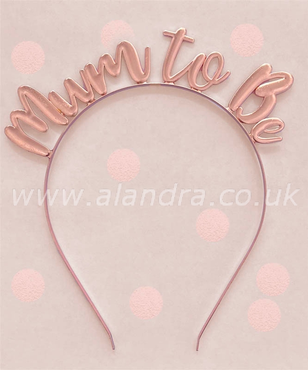 Mum to Be Rose Gold Headband